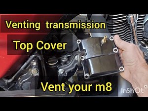 Harley M8 Vented Transmission Top Cover instead of Fueling Vented Dipstick. life pranks