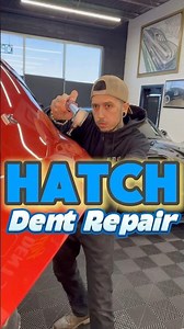 Hatch dent repair | Pdr tutorial #autobodyrepair #paintlessdentrepair #cardentrepair #pdr