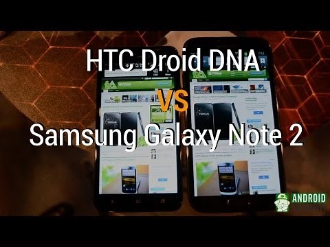 HTC Droid DNA vs Samsung Galaxy Note 2