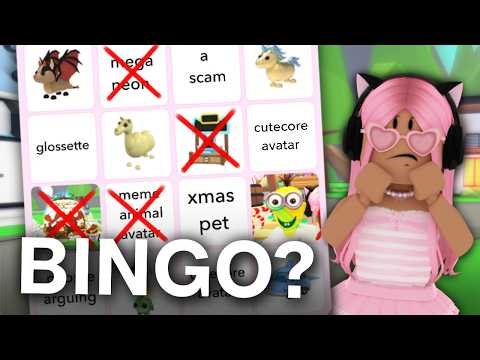 i played ADOPT ME SERVER BINGO...