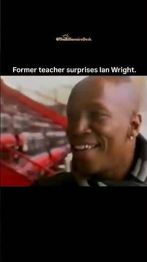 Former teacher surprises Ian Wright.