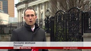 The High Court has ruled that the loyalist Michael Stone must serve a further five years in prison before he can be considered for release. Judges said the Department of Justice had wrongly allowed the Milltown Cemetery killer to seek freedom from jail. Today's ruling follows a legal challenge by the sister of one of his victims. Richard Morgan has more. | BBC Newsline