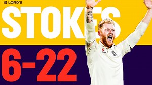 498K views · 1.2K reactions | Unplayable swing bowling  Ben Stokes' brilliant 6-22 against the West Indies in 2017 - his best Test figures!  | Lord's Cricket Ground | Facebook