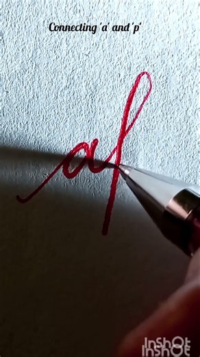 How to Connect “a” to “p” in Beautiful Cursive ✨ | Satisfying Handwriting