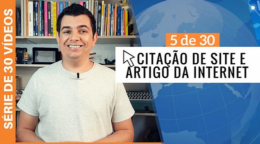 COMO FAZER CITAÇÃO DE SITE E ARTIGO DA INTERNET?