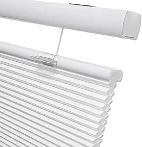 Keego Window Blinds Cordless Honeycomb Shades Top Down Bottom Up, Cellular Shades Custom Cut to Size Window Blinds for Home Kitchen Windows Doors, White-Light Filtering, 70" W x 78" H