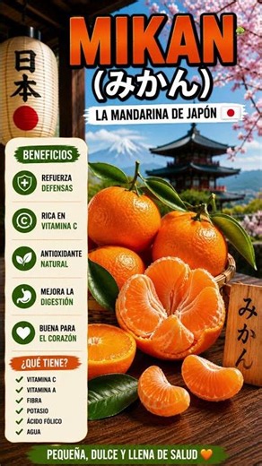 🍊 ¿CONOCES EL MIKAN? LA FRUTA FAVORITA DE JAPÓN 🇯🇵