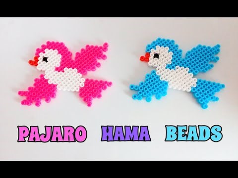 PÁJARO HAMA BEADS paso a paso para principiantes