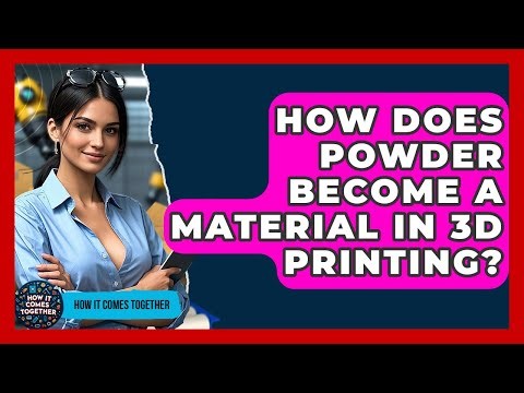 How Does Powder Become A Material In 3D Printing? - How It Comes Together