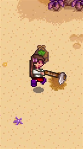 Discovering a Mysterious Plant in the Stardew Valley Sand#stardewvalley