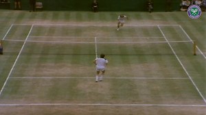 109K views · 2.2K reactions | What an angle to finish   Behind door No.13, it's Bjorn Borg getting the better of his old rival Jimmy Connors... #Wimbledon #AdventCalendar | Wimbledon | Facebook