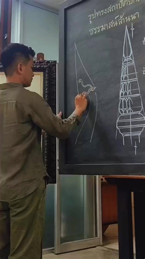 งามด้วยเส้น✨✨#ลายเส้น #ลายไทย #ร่วมสมัย #จิตรกรรมไทย #ศิลปะร่วมสมัย