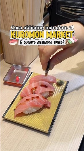 KUROMON MARKET OSAKA 🇯🇵🍣 What we ate and how much we spent