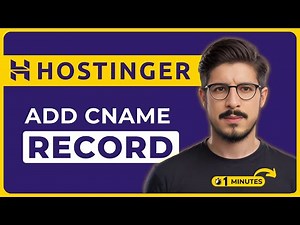 How To Add Cname Record In Hostinger 2025 | Hostinger Cname Record | Hostinger Domain Dns