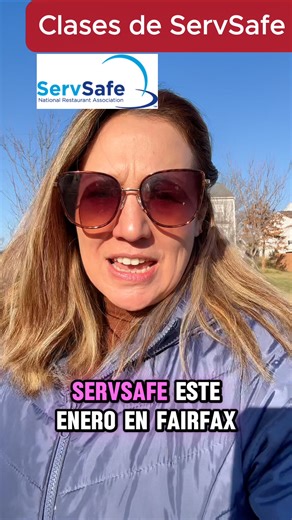 📢 Clases de Certificación ServSafe – 2026 Si trabajas con alimentos o estás por abrir tu negocio, esta licencia es obligatoria en Virginia y Maryland. 🎓 Food Safety Manager ✔️ Clase Examen el mismo día ✔️ Material de estudio incluido ✔️ Certificación en español con instructora experta 📍 Próximas fechas 2026: • 11 de enero – Fairfax, VA • 18 de enero – Glen Burnie, MD ⚠️ Cupos limitados — reserva tu lugar hoy. Informes: 703-864-5029 | Pamela Montesinos - Food Truck Mentoring
