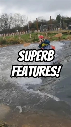 This Whitewater Park has great features! #kayak #whitewater #freestyle #shorts