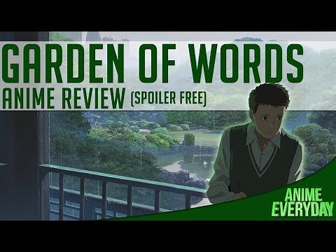The Garden of Words Anime Review - AnimeEveryday Anime Reviews