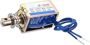 Amazon.com: Bettomshin 1Pcs DC 24V 0.4A 25N Pull Type Solenoid Electromagnet, JF-1039-24V Pull Type Solenoid Actuator Open Frame Linear Motion Solenoid Electromagnet For Automation Equipment 20x26x39mm(LxWxH) : Industrial & Scientific