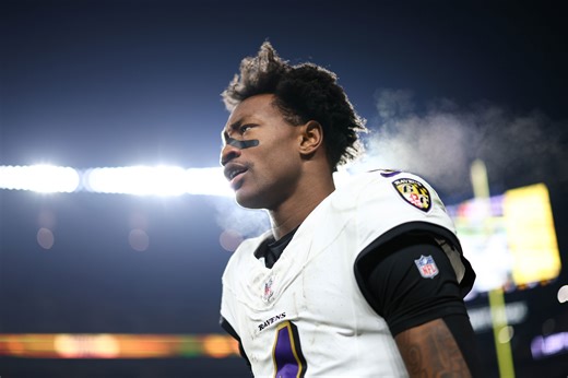 Zay Flowers reacts to Ravens signing undrafted QB Diego Pavia