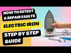 How to Detect and Repair Faults in Electric Irons | Step-by-Step Guide #science #education #iron