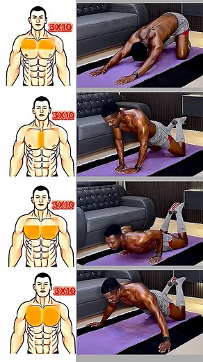 Knee Push Up Variations To Get Rid Of Chest Fat For Beginners #pushups #chestworkout #beginnerworkout | Doctor CC Fit