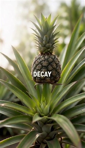 The 5 Stages of Pineapple Leaf Growth 🍍🌿 | Amazing Pineapple Plant Life Cycle #shorts