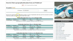How to Find Website Server Location Using IP Address lookup ?