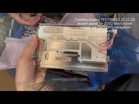 Toshiba display TFD70W20 21 22 23 screen panel for 2002 land cruiser Jaguar car DVD GPS navigation