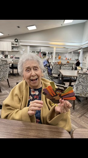 The Turkey Gobble Wobble Pine Lodge Style. Thanks Sharon | Pine Lodge Assisted Living