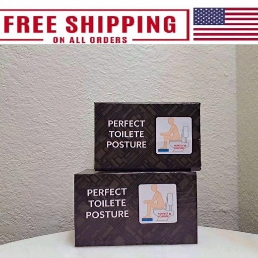 The Perfect Toilet Posture - Toilet Squat Aid - Constipation Relief