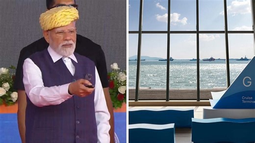 PM Modi Inaugurates Mumbai International Cruise Terminal; All About The World-Class Structure Built At Indira Dock