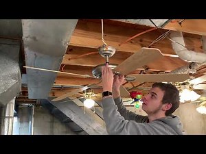Smashing a ceiling fan ￼