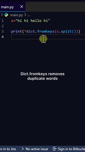 Remove Repeating Words ⚡ #coding #python #stem #science