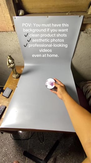 You want your photos to look pro-level without spending big 💥 This PVC Background is a must-have 📸 #PVCBackground #PhotographyBackdrop #ProductPhotography #OnlineSellerPH #PhotoVideoSetup