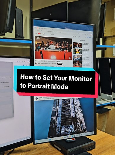 How to Set Your Monitor to Portrait Mode