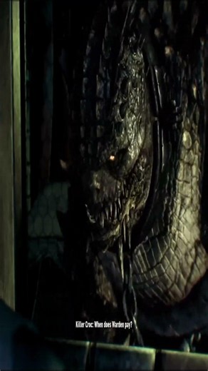 Batman Visits Killer Croc in His Cell | #batmanarkhamknight