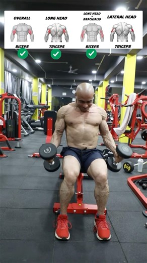 "5 Must-Try Dumbbell Arm Workout Variations!" #shorts #fitness #motivation