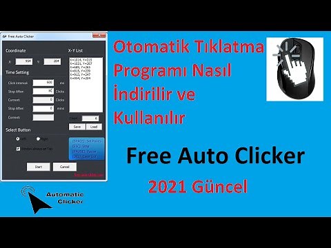 Otomatik Tıklatma Programı Nasıl İndirilir ve Kullanılır ( Free Auto Clicker ) 2021 Güncel