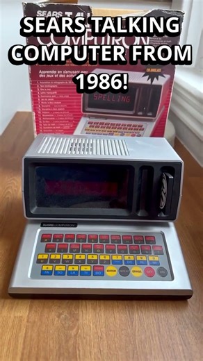 1986 Sears Talking Computron #Retro #Shorts #retrotech