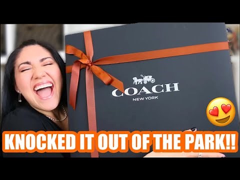 The PERFECT Fall Bag! Coach Handbag Unboxing!