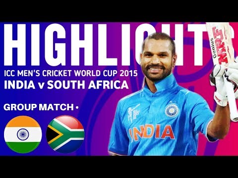 World Cup Clash! India vs South Africa | Highlights | ICC Cricket World Cup 2015