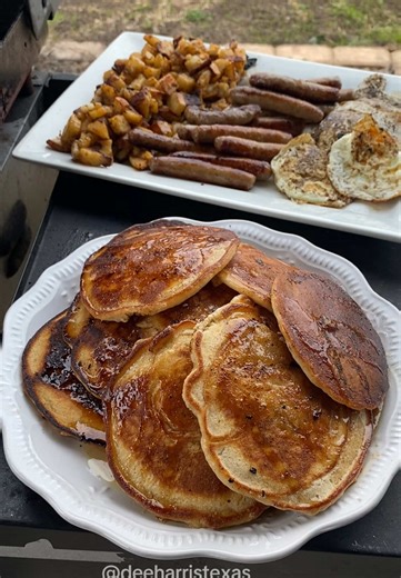 Cooking Pancakes on the Blackstone Griddle