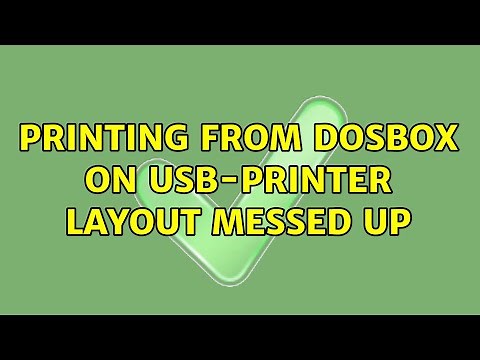 Printing from DosBOX on USB-Printer: layout messed up