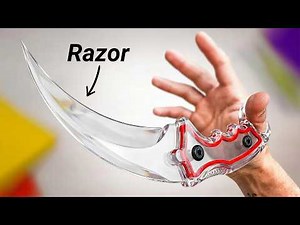 I Made a Transparent Karambit Knife (razor sharp)