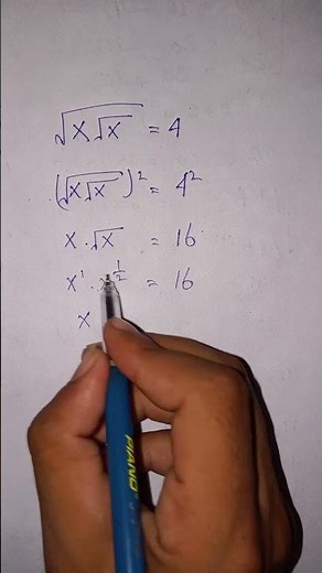 Can You Sove this Equation #mathshorts #exponentialequation #matholympiad