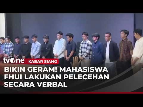 Geger Grup Chat Mesum Mahasiswa FHUI di Medos, Rektor UI: Kita Lawan Kekerasan Seksual! | tvOne