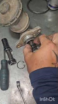 repairing brake pump by hand