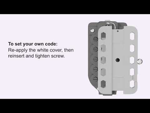 How to Reset Combination - KLB2 Mini Portable Key Safe