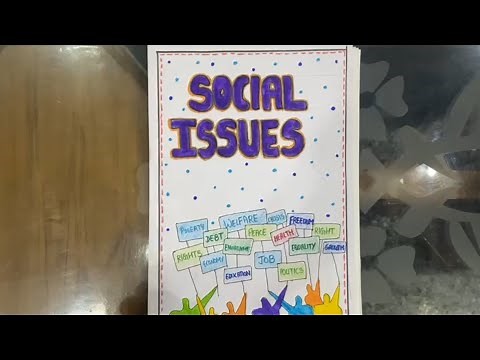 Social Issue project file class 10 [ Social Project ] #project#10thboard#socialissuesproject