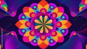 A colorful kaleidoscope with each rotation revealing new patterns and colors just like the evergrowing effects of compound interest.
